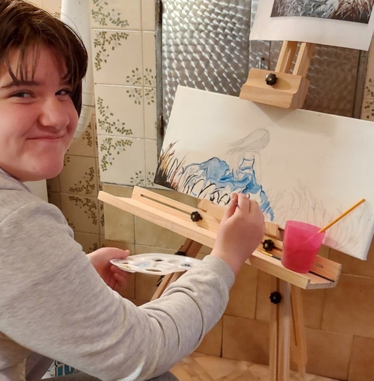 Lana — mali borec, ki je pisal Božičku