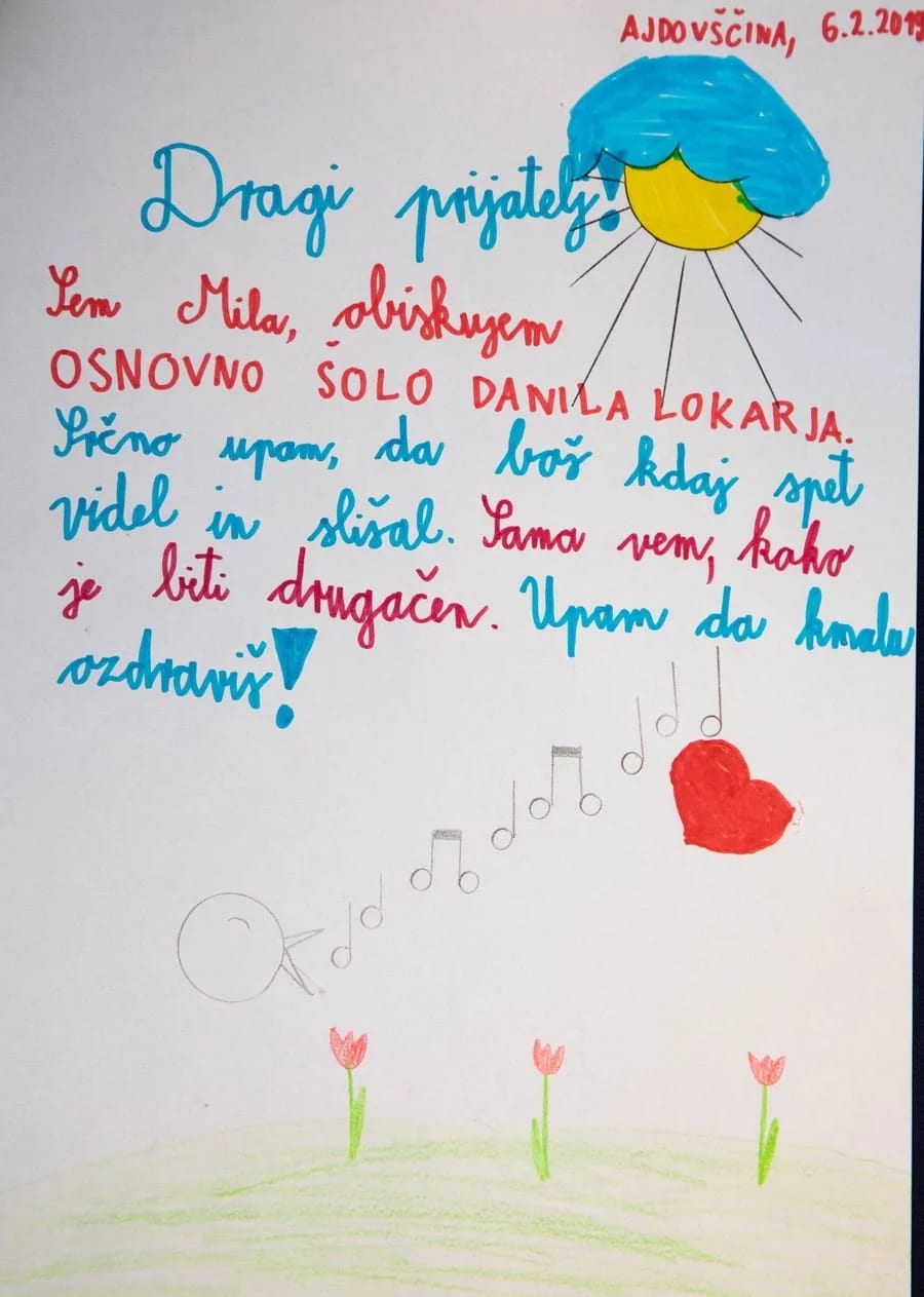 Pismo ali risba za male borce, izdelek 21
