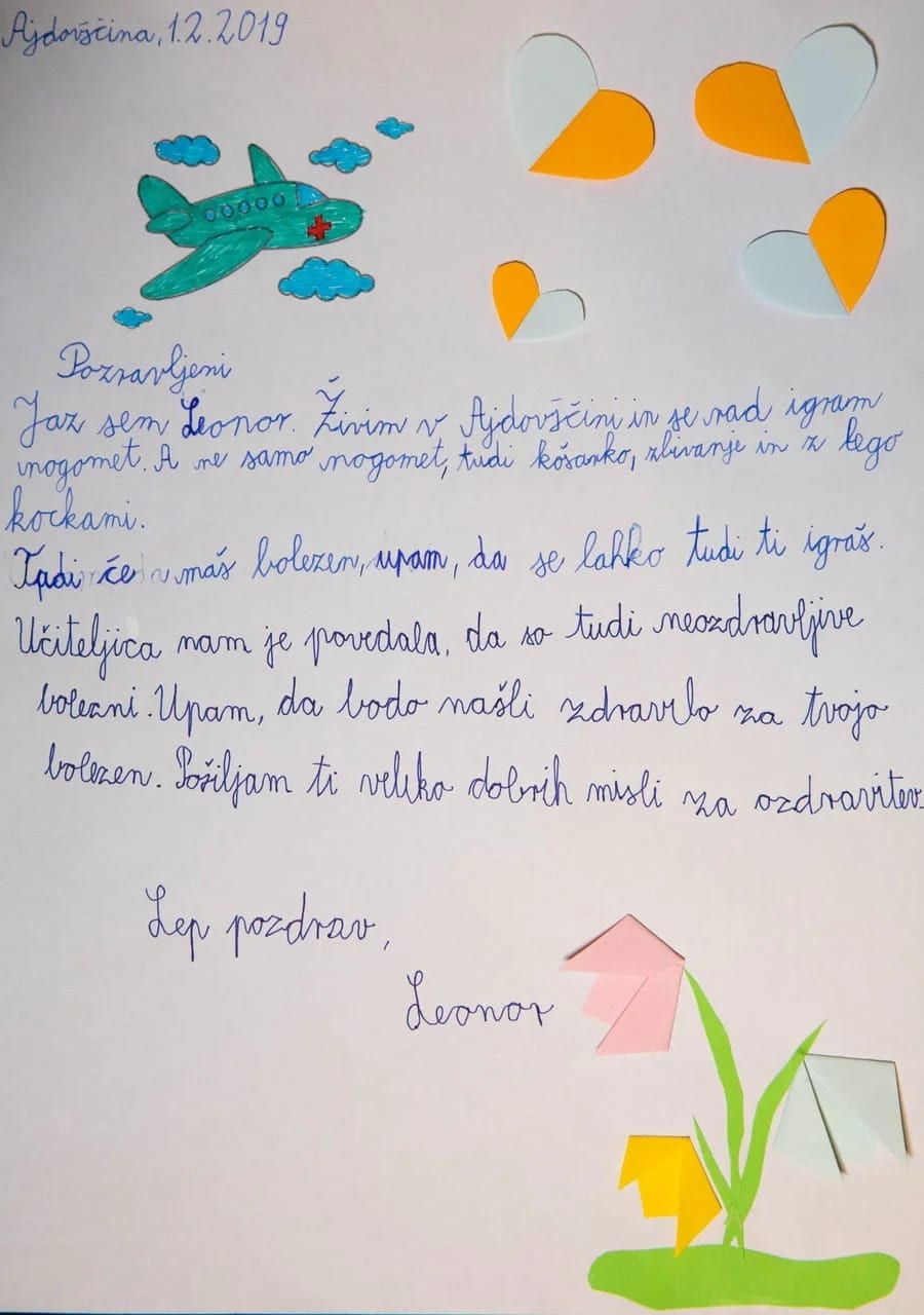 Pismo ali risba za male borce, izdelek 15