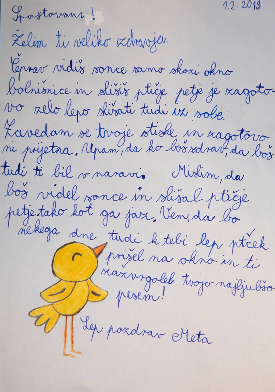 Pismo ali risba za male borce, izdelek 3