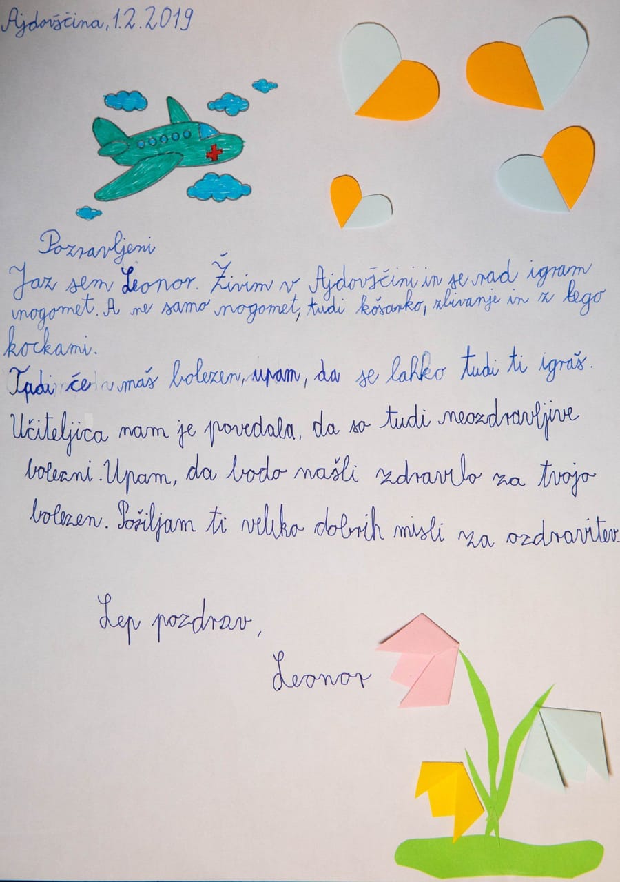 Pismo ali risba za male borce, izdelek 7