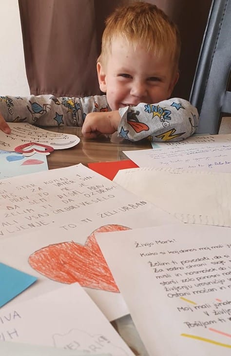 Srčna pisma, ki jih je prejel Lovro Urbanč
